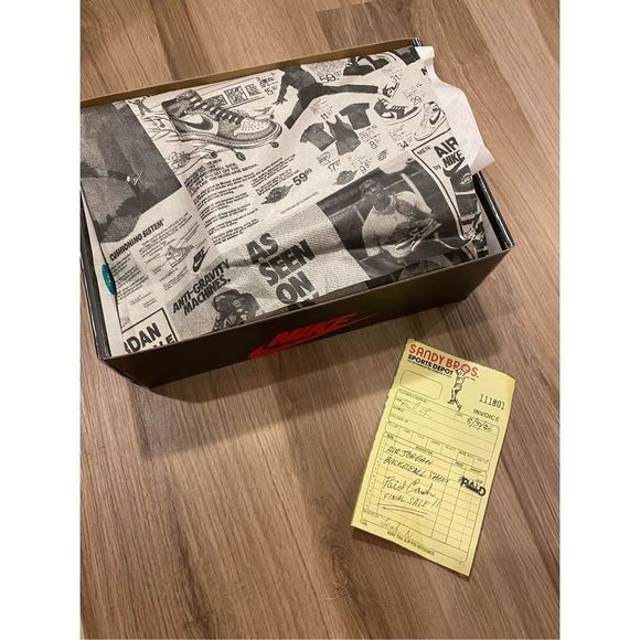 Jordan 1 Retro High OG Chicago Lost and Found GS 5Y Women size 7 FD1437-612 New - Picture 8 of 9